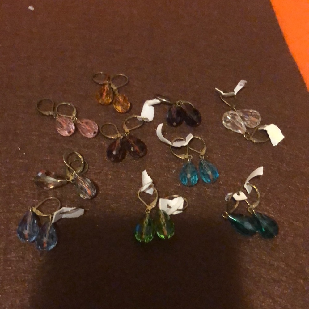Hanging earrings